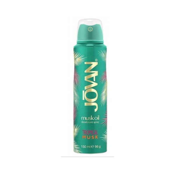 Coty Jovan Tropical Musk Oil Women's Deodorant Spray 150ml