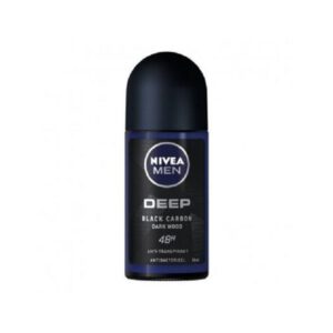 NIVEA Men Deo Roll-on - Deep Black Carbon Dark Wood