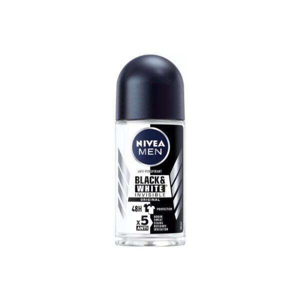 NIVEA For Men Deo Roll-on Black & White Power Men 50 ml